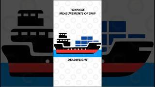 Tonnage terminologies! #ship #deadweight #GrossTonnage #NetTonnage #mariner #maritime #OceanCadence