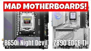 Mad Motherboards - Jginyue B650i Night Devil - MSI Z890 Edge Ti WiFi - Talking tech upgrades