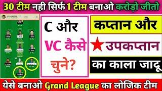 Master the 5 Rules of Dream11 C-VC Selection | Dream11 me Captain - Vice Captain Kaise Chune