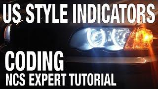 BMW E46 US STYLE INDICATORS - EASY WAY - NCS EXPERT TUTORIAL