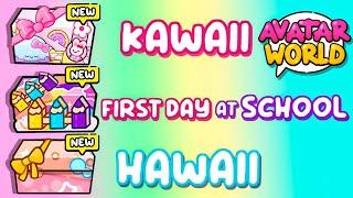 SECRET PROMO CODE: Kawaii, Hawaii, School | Avatar World | pazu