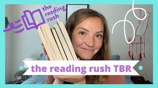 The Reading Rush TBR 2020 