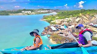 Exploring GUYANA's Majestic (Blue Lake) by Kayaking & Jet Ski Adventure LINDEN GUYANA