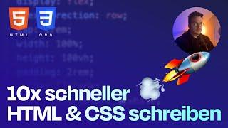 10x schneller HTML & CSS schreiben