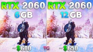 RTX 2060 12GB vs RTX 2060 6GB - Test in 10 Games