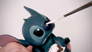 케이크 훔쳐먹는 스티치 디오라마 만들기 Polymer clay Stitch