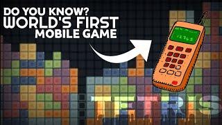 World's First Mobile Phone Game With Gameplay | Tetris | Sun#shorts