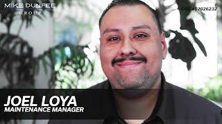 Meet Our Team: Joel Loya, Maintenance Manager at the Mike Dunfee Group