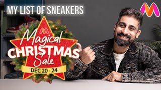 MYNTRA MAGICAL CHRISTMAS SALE | MY SNEAKER LIST