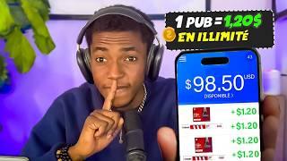 GAGNER 1.20$ pour chaque PUB regardée - Gagner de l’Argent sur Internet