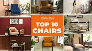 Top 10 Chairs for Home | Latest Chair Designs 2023 |Lounge Chair for Bedroom | WoodenStreet