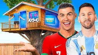 I Built a SECRET Treehouse For Ronaldo!