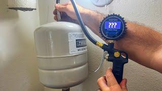 Setting Pressure on a Water Heater Expansion Tank