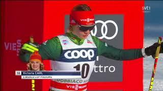 10 km fristil damer Toblach 2018 WC