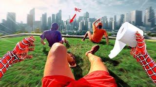 WHERE IS TOILET ??? ( SuperHeroes Funny Action POV ) by FLife TV