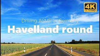 [4K-Music Promenade] German Countryroad Driving ASMR | a short Journey after shopping 