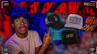 TOP 5 DESIGNER TRUCKER HAT BRANDS  | CHROMEHEART , LA ROPA , VON DUTCH , AMIRI , ??