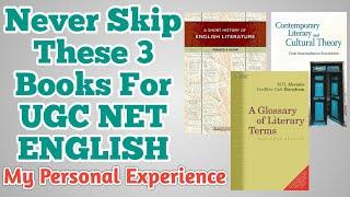 Never Ever Skip These 3 Books for UGC NET English | Must Read These Books | UGCNET EnglishLiterature