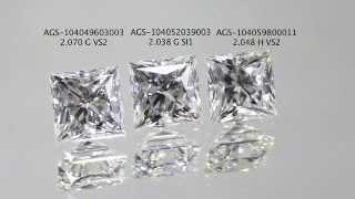 2 carat Super Ideal A CUT ABOVE Princess Diamonds from Whiteflash