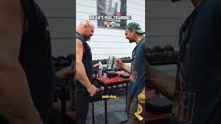 Brian Shaw Shocks Devon Larratt With His Heavy Mug! #armwrestling #devon #brianshaw #mug #shorts