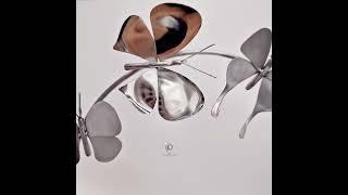 Recycled cutlery Butterfly Sculpture. Original artwork by No Forks Given Fabrications.