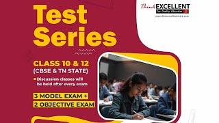 Test Series Announcement | 2024 - 25 Batch | TN State Board and CBSE (CLASS 10 & 12)