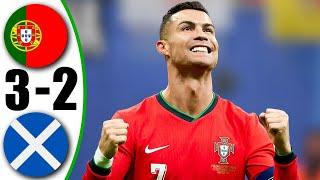 Portugal vs Scotland 3-2 - All Goals & Highlights - 2024