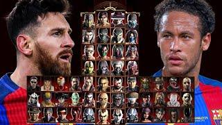 Mortal Kombat 9 - LIONEL MESSI  & NEYMAR JR  MOD - Expert Tag Ladder - Gameplay @(1080p) 60ᶠᵖˢ 