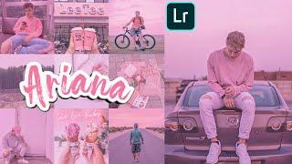 Lightroom Mobile Presets Free DNG |How To Edit Pastel Pink Preset | ARIANA (2019)