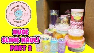 HUGE Slime Haul Honest Review KAWAII SLIME CO Part 2