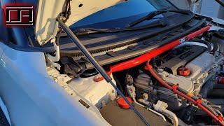 No Drill Tsubasa Hood Dampers / Struts  Kit vs. Xiangshang Kit Comparison (Scion tC2 / tC2.5)