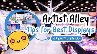 ️️ARTIST ALLEY TIPS FOR BEST DISPLAYS ️️If I were to start again- ARTIST ALLEY TABLE DISPLAY