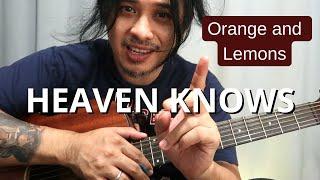 Heaven Knows Orange and Lemons guitar tutorial (with solo guitar tab)