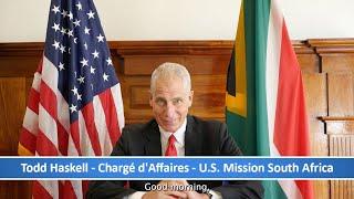 Chargé d'Affaires Todd Haskell's Remarks at the America's Voices Against Apartheid Freedom Day Event