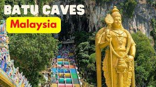 BATU CAVES | Malaysiaದಲ್ಲಿ World Famous ದೇವಸ್ಥಾನ | Tamils in Malaysia | #kannadavlog | #dronevideo