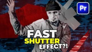 Fast Shutter Effect In Premiere Pro