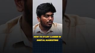 How to Start a Career in Digital Marketing  (Tamil) | important skills for digital marketing