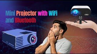 Mini projector with wifi and bluetooth movie projector