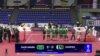 Saudi Arabia vs Pakistan - Group B - Double - Division 1 -  ISTAF Sepaktakraw World Cup Kuala Lum…