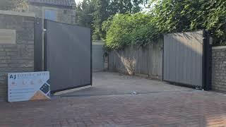 Composite Gates, Bespoke, Modern, Anthracite grey, Automated Gates, Electric Gates