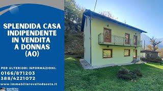 Splendida casa indipendente in vendita a Donnas (AO)