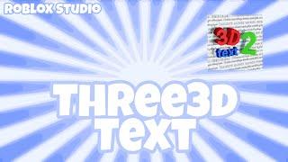 [Roblox Studio] HOW TO MAKE 3D TEXT [Plugin]