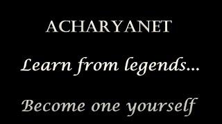 Carnatic Music Lessons Taught by Legends on Acharyanet. Learn from the Best.