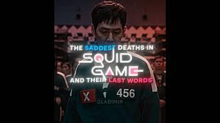 The Saddest Deaths in Squid Game & Their Last Words (S1 & S2) | Song: Welcome and Goodbye (slowed)
