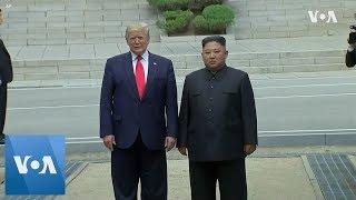 Trump Meets Kim at DMZ, Crosses Into North Korea