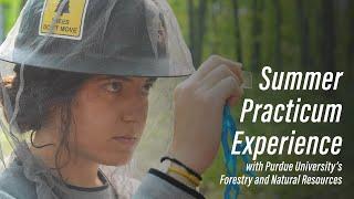 Summer Practicum Experience with Purdue's Forestry and Natural Resources