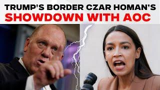 US News Live: Trump’s 'Border Czar' Tom Homan and AOC’s Fiery Exchange Live | Donald Trump