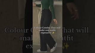 Colour Combination That Look Expensive #shortvideo #outfitideas #fashion #womensfashion #trending