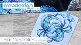 crabdesign Tutorial 20: Muster "Curlys" zeichnen - by Marina Dali