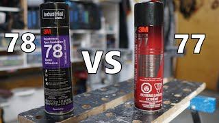 How to Glue EPS Foam Sheets Together, 3M Super 77 vs 3M 78 Spray Adhesive | Surfboard Building